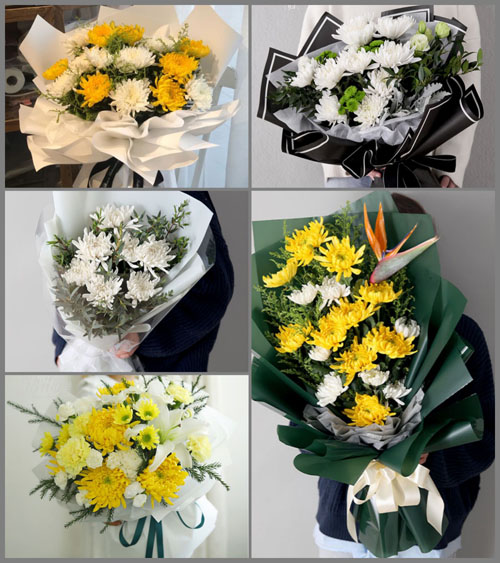 上海奉贤区金汇镇南行村白事花束代送